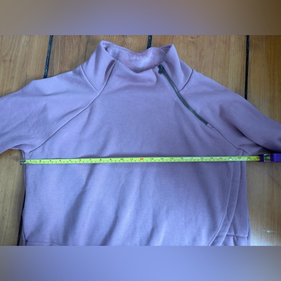 Athleta Cozy Karma Asymmetrical Pullover in Palermo Pink, Size Extra Large XL - Picture 11 of 15
